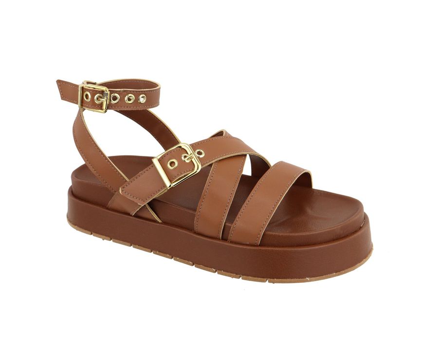 Flatform Sarah Caramelo | KUENTO SHOES